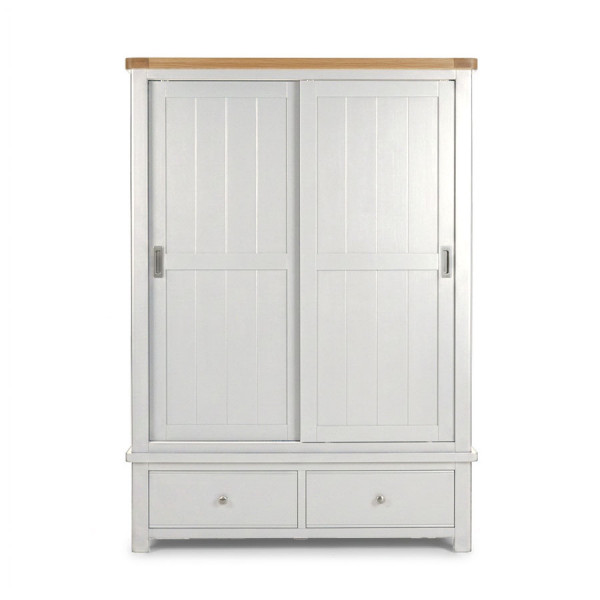 Lewis Sliding Wardrobe White